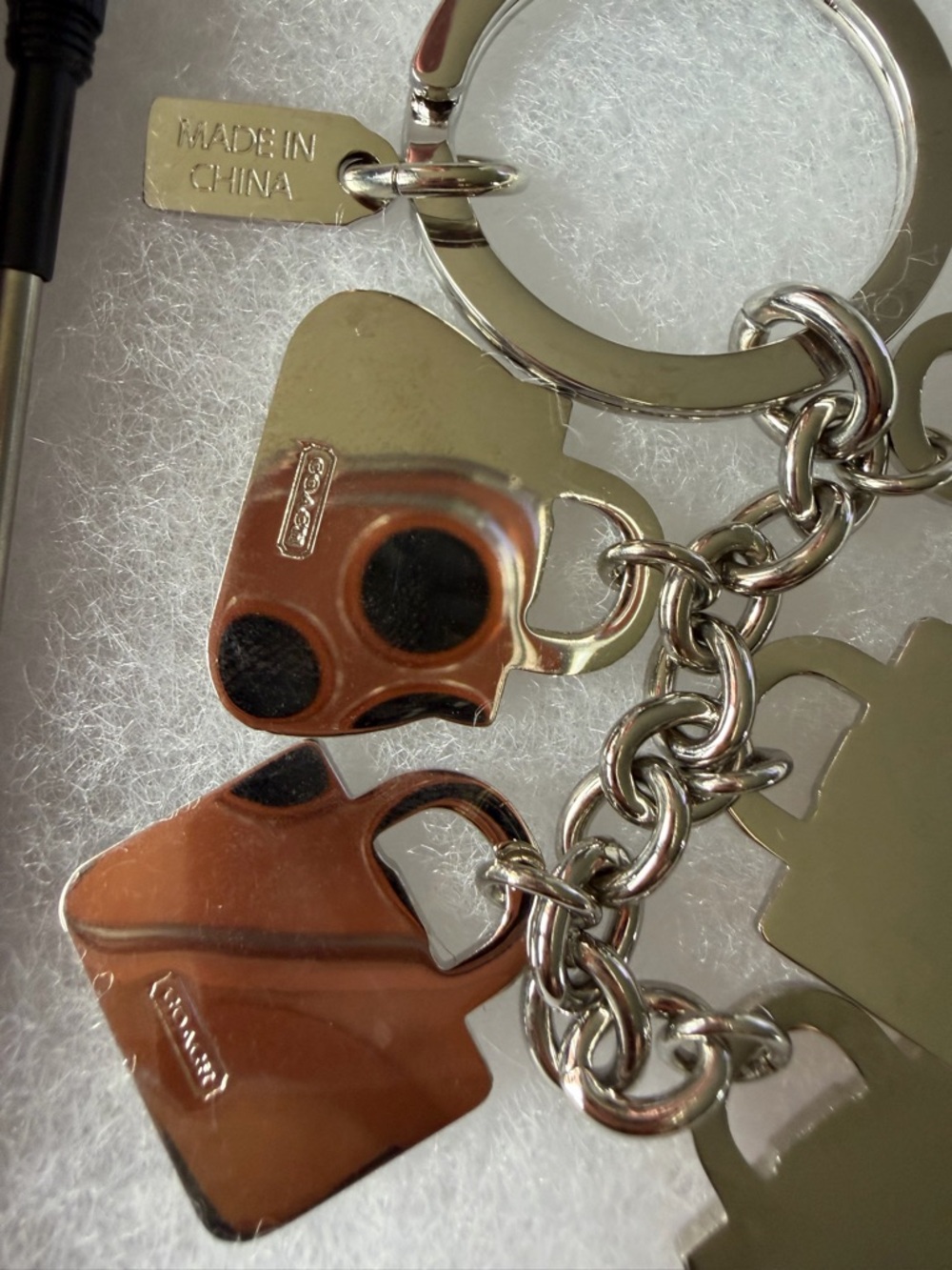 Coach Soho Bag Charm Keychain + Coach Pen NWOT - Picture 7 of 8